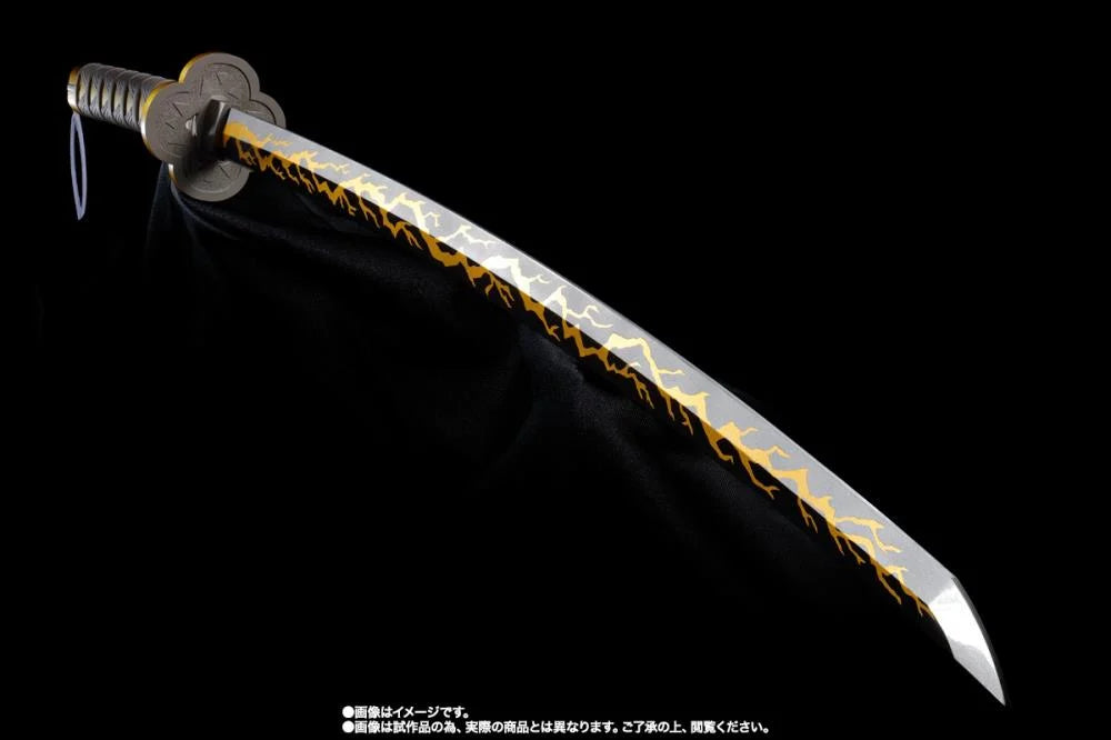 Pedido Prop Replica Espada Nichirin de Zenitsu Agatsuma - Demon Slayer: Kimetsu no Yaiba marca Bandai Spirits escala real 1/1