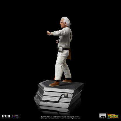 Preventa Estatua Doc Brown - Back to the Future - Limited Edition marca Iron Studios escala de arte 1/10