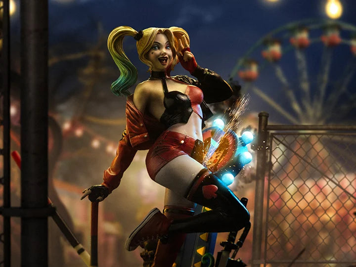 Preventa Estatua Harley Quinn (Deluxe) - Gotham City Sirens - Limited Edition marca Iron Studios escala de arte 1/10