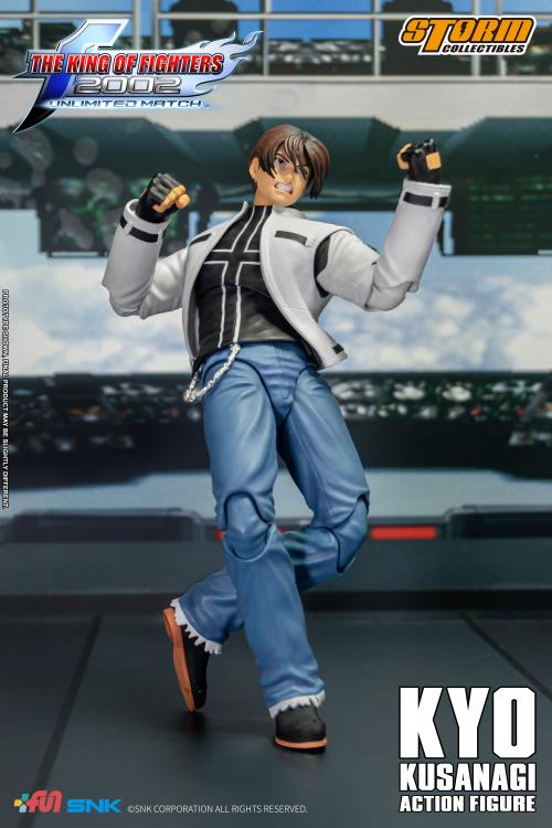 Pedido Figura Kyo Kusanagi - The King of Fighters 2002 Unlimited Match marca Storm Collectibles SKKF08 escala pequeña 1/12