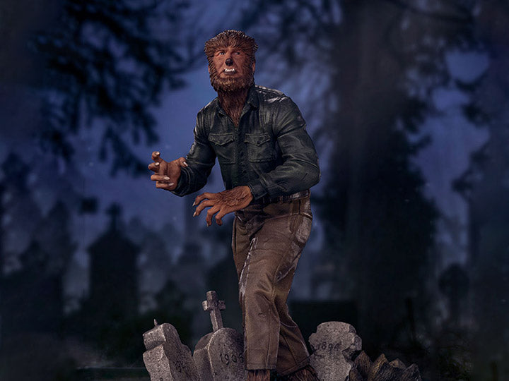 Pedido Estatua The Wolf Man DELUXE - Universal Monsters - marca Iron Studios escala de arte 1/10