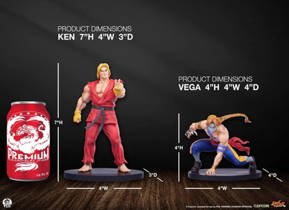 Preventa Set Estatuas Ken & Vega - Street Jam - Street Fighter marca PCS Collectibles escala 1/10