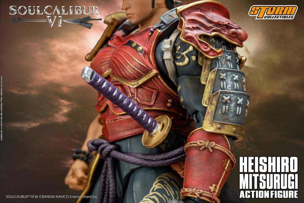 Pedido Figura Heishiro Mitsurugi - Soulcalibur VI marca Storm Collectibles escala pequeña 1/12