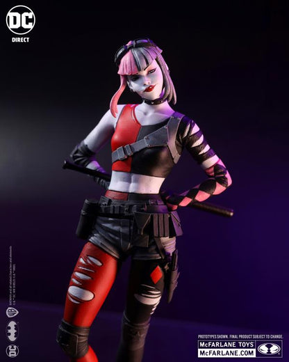 Preventa Estatua Harley Quinn (Simone Di Meo version) (Edición Limitada) (Poliresina)- Red & White & Black - DC Comics marca McFarlane Toys x DC Direct escala 1/10