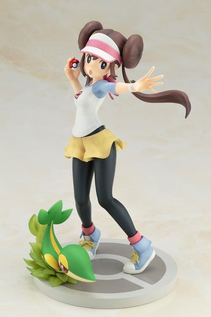 Pedido Estatua Rosa con Snivy - Pokemon - ArtFX J marca Kotobukiya escala 1/8