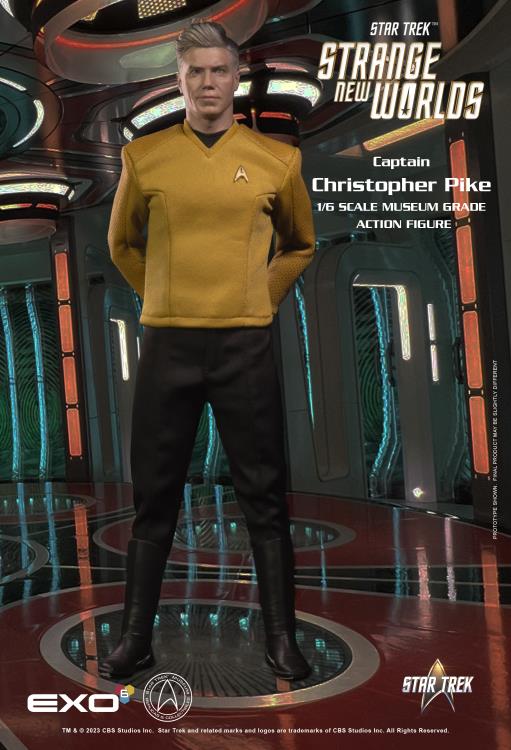 Pedido Figura Captain Christopher Pike - Star Trek: Strange New Worlds marca EXO-6 EXO-02-081 escala 1/6