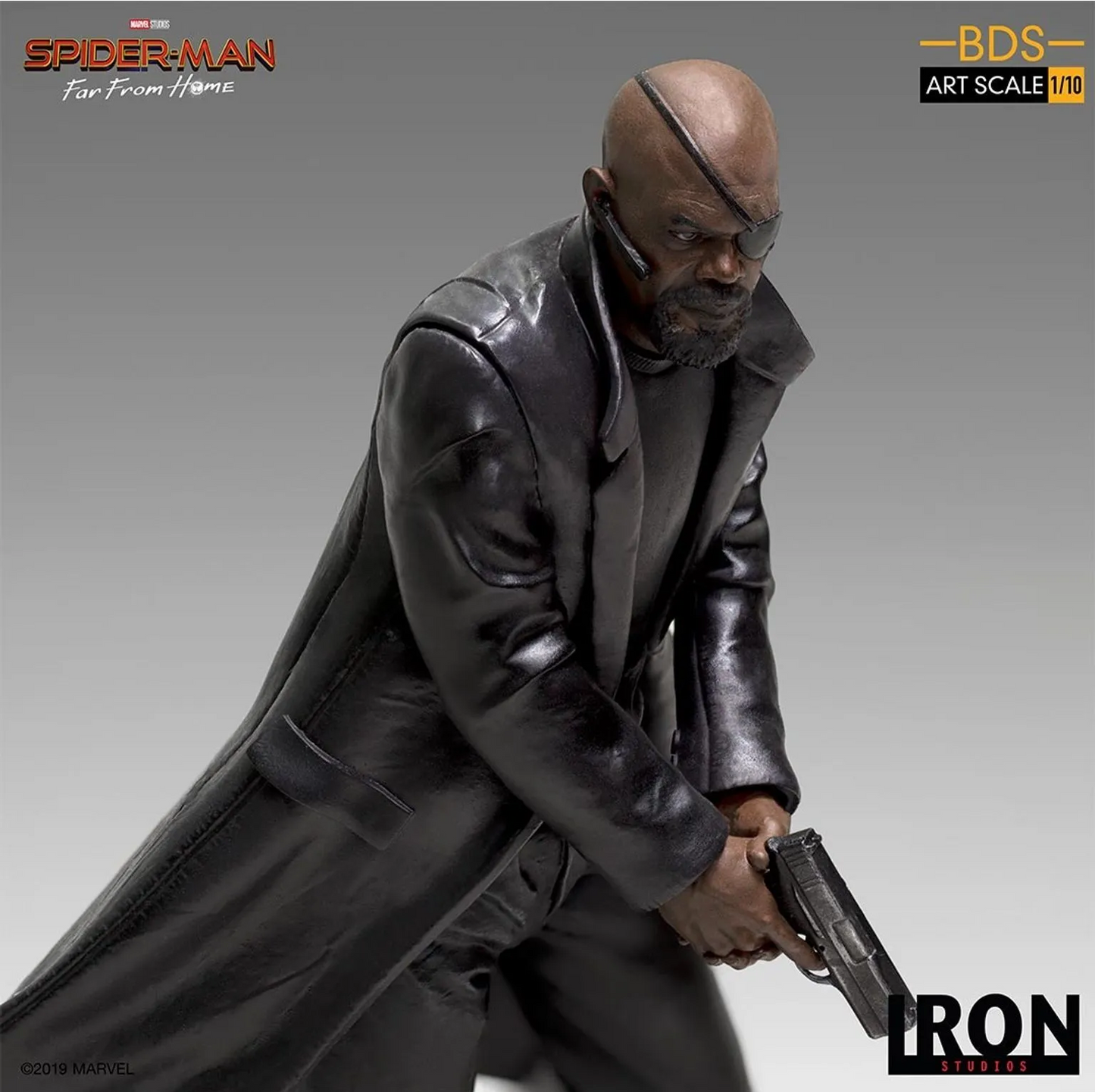 Pedido Estatua Nick Fury - Spider-Man: Far From Home - Battle Diorama Series (BDS) marca Iron Studios escala de arte 1/10