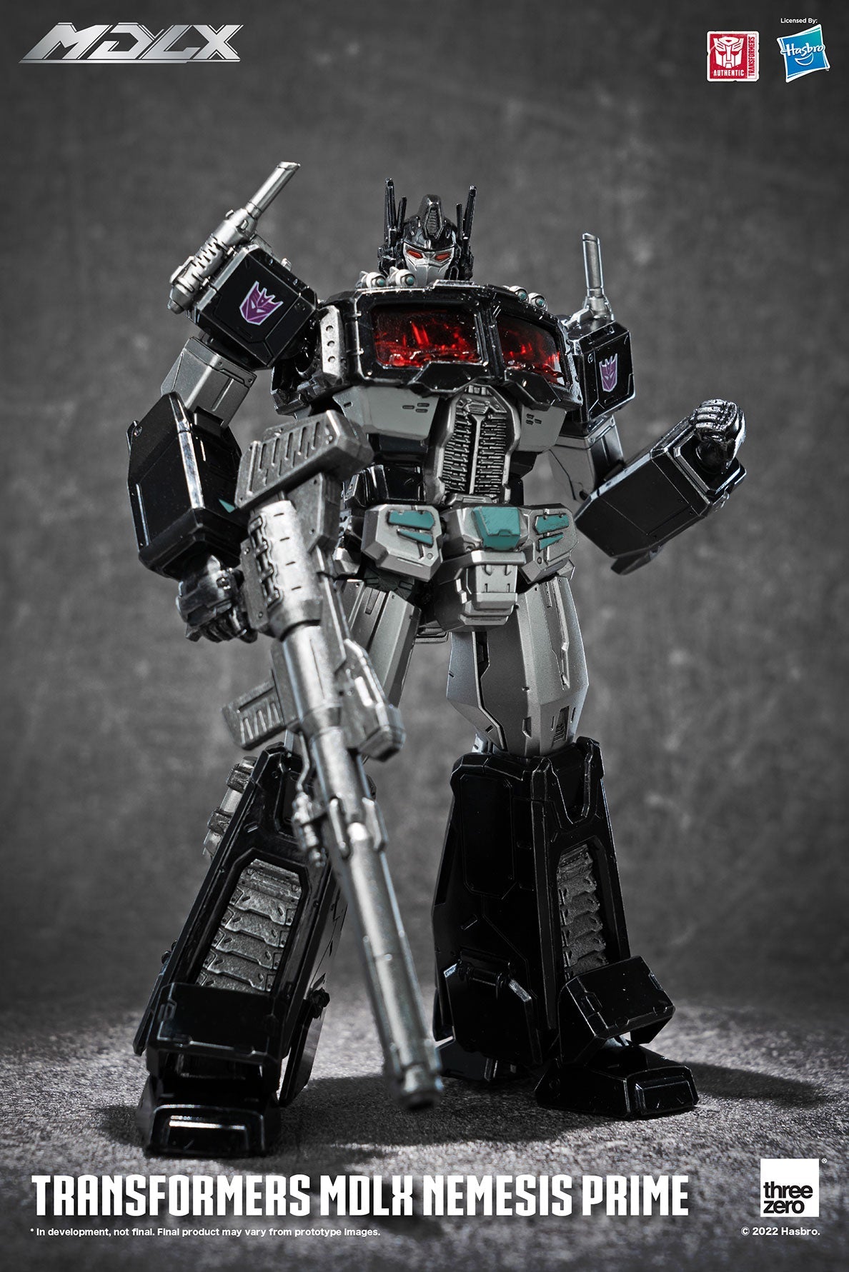 Pedido Figura MDLX Nemesis Prime - Transformers marca Threezero 3Z0474 (17.8 cm)