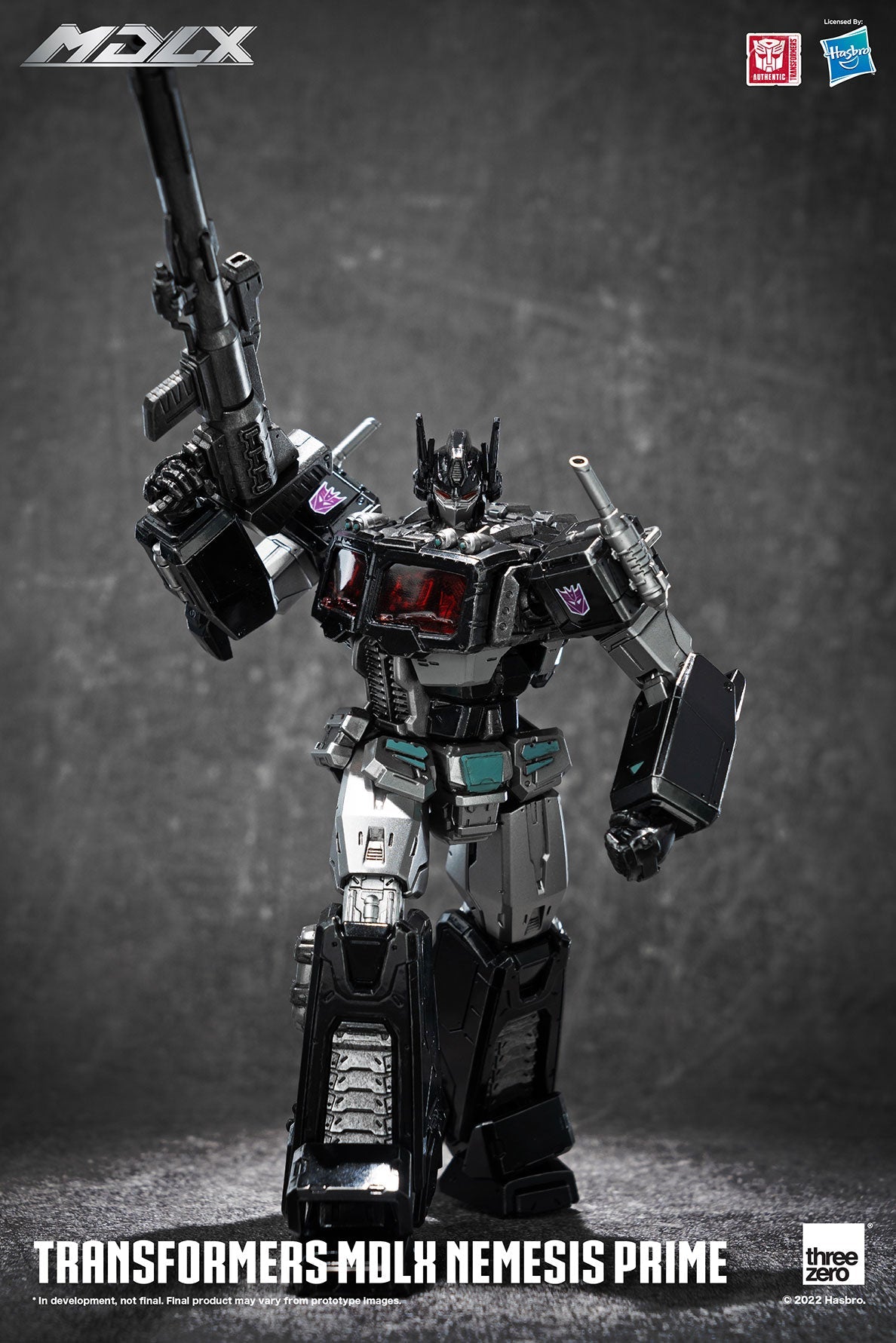 Pedido Figura MDLX Nemesis Prime - Transformers marca Threezero 3Z0474 (17.8 cm)