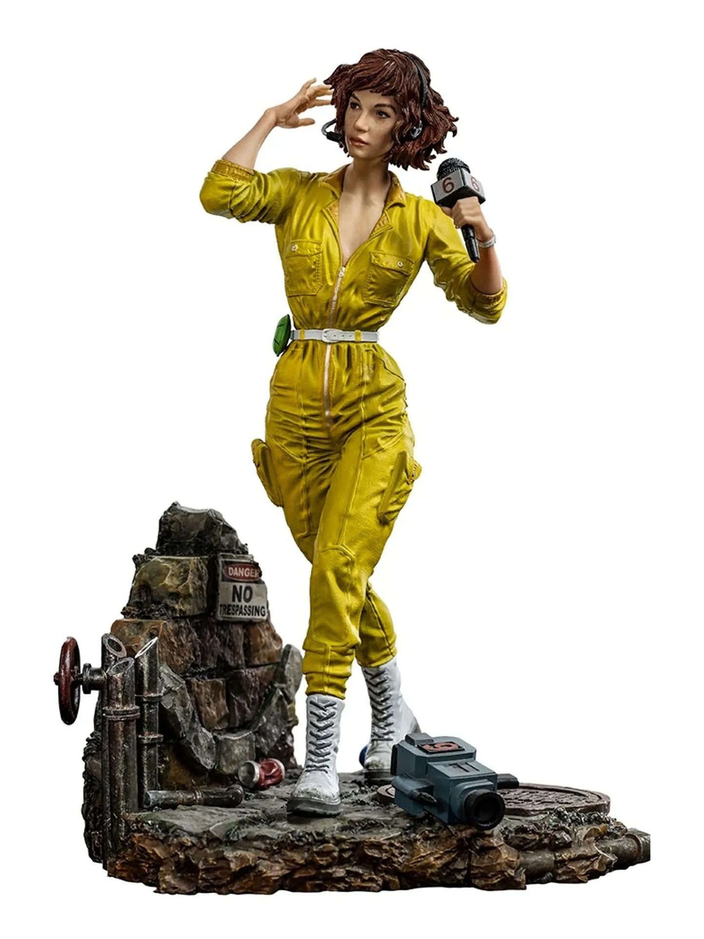 Pedido Estatua April O'Neil - TMNT - Battle Diorama Series (BDS) marca Iron Studios escala de arte 1/10