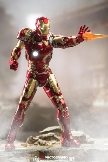 Pedido Figura DLX Iron Man Mark 43 - Avengers Infinity Saga marca Threezero 3Z0247 escala pequeña 1/12