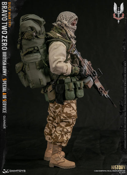 Preventa Figura Bravo Two Zero - British Army SAS Gunner marca Damtoys 78099 escala 1/6