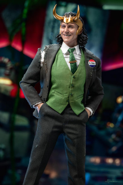 Pedido Figura President Loki (Premium Collector's Edition) LIMITADA EXCLUSIVA - Loki Series marca Hot Toys TMS066 escala 1/6