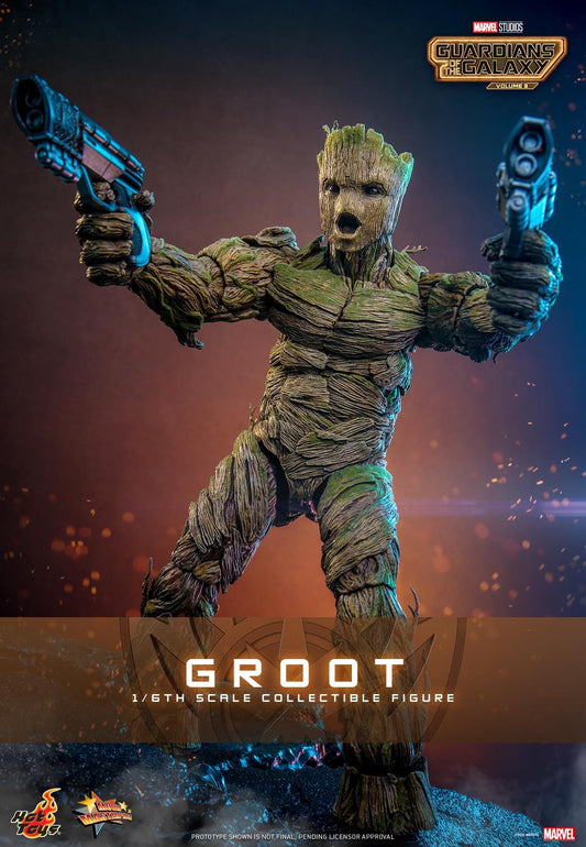 Pedido Figura Groot - Guardians of the Galaxy Vol. 3 marca Hot Toys MMS706 escala 1/6