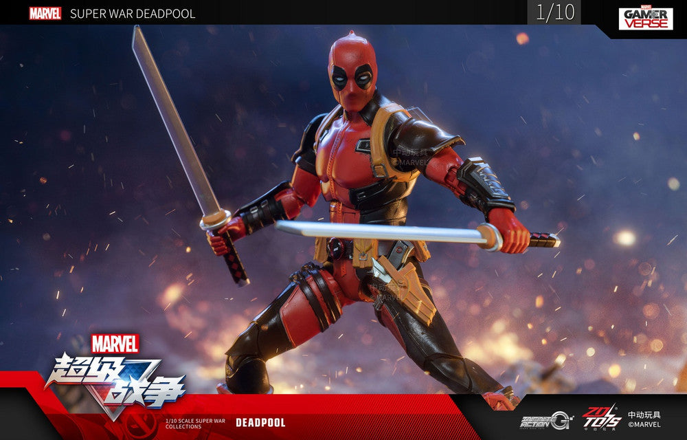 Pedido Figura Deadpool - Marvel Super War - Gamer Verse marca ZD Toys escala pequeña 1/10 (18 cm)