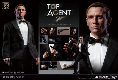 [EN STOCK] Figura Top Agent (Deluxe version) marca Muff Toys MF06 escala pequeña 1/12