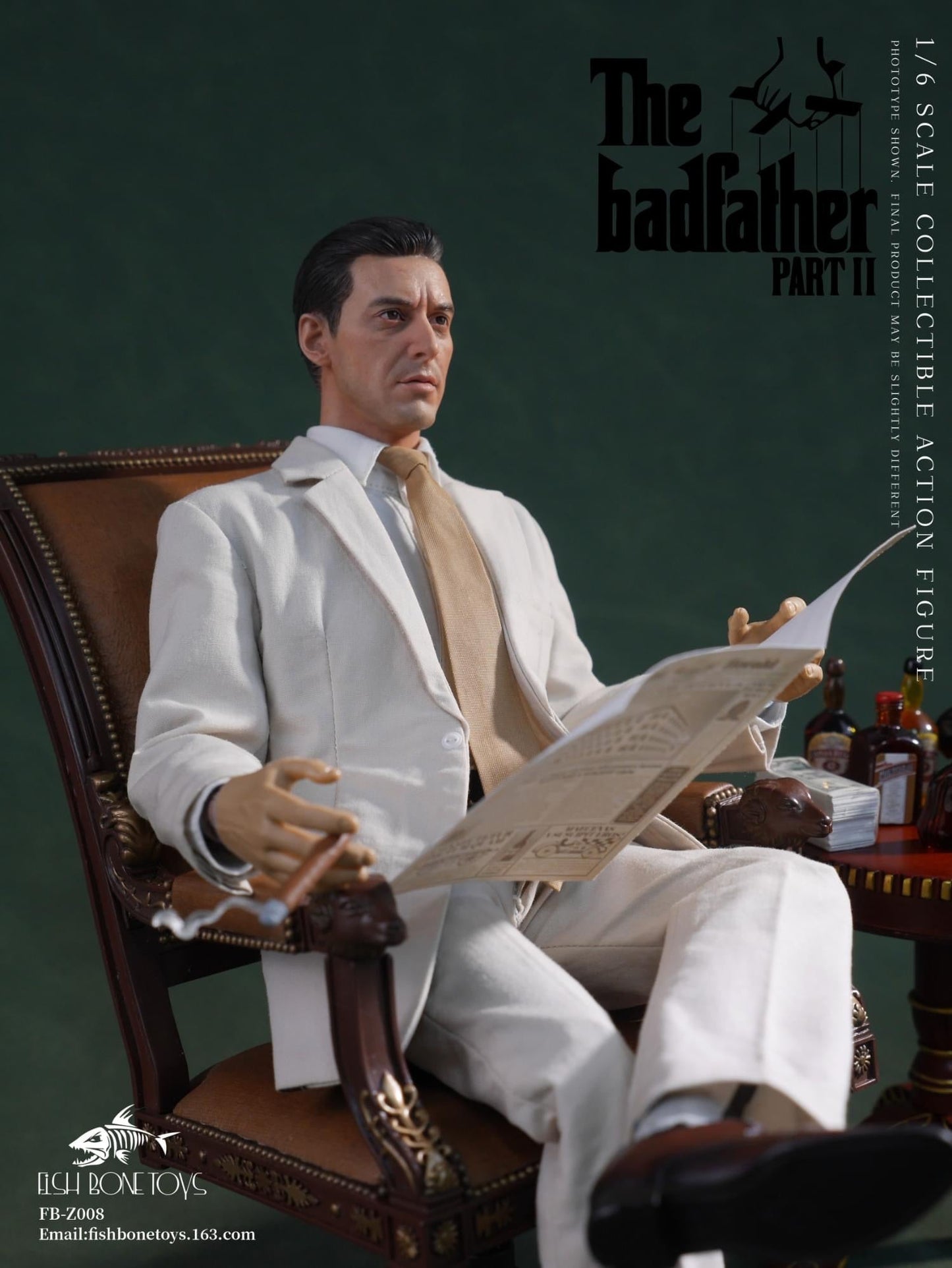 Pedido Figura Mafia Boss marca Fish Bone Toys FB-Z008 escala 1/6