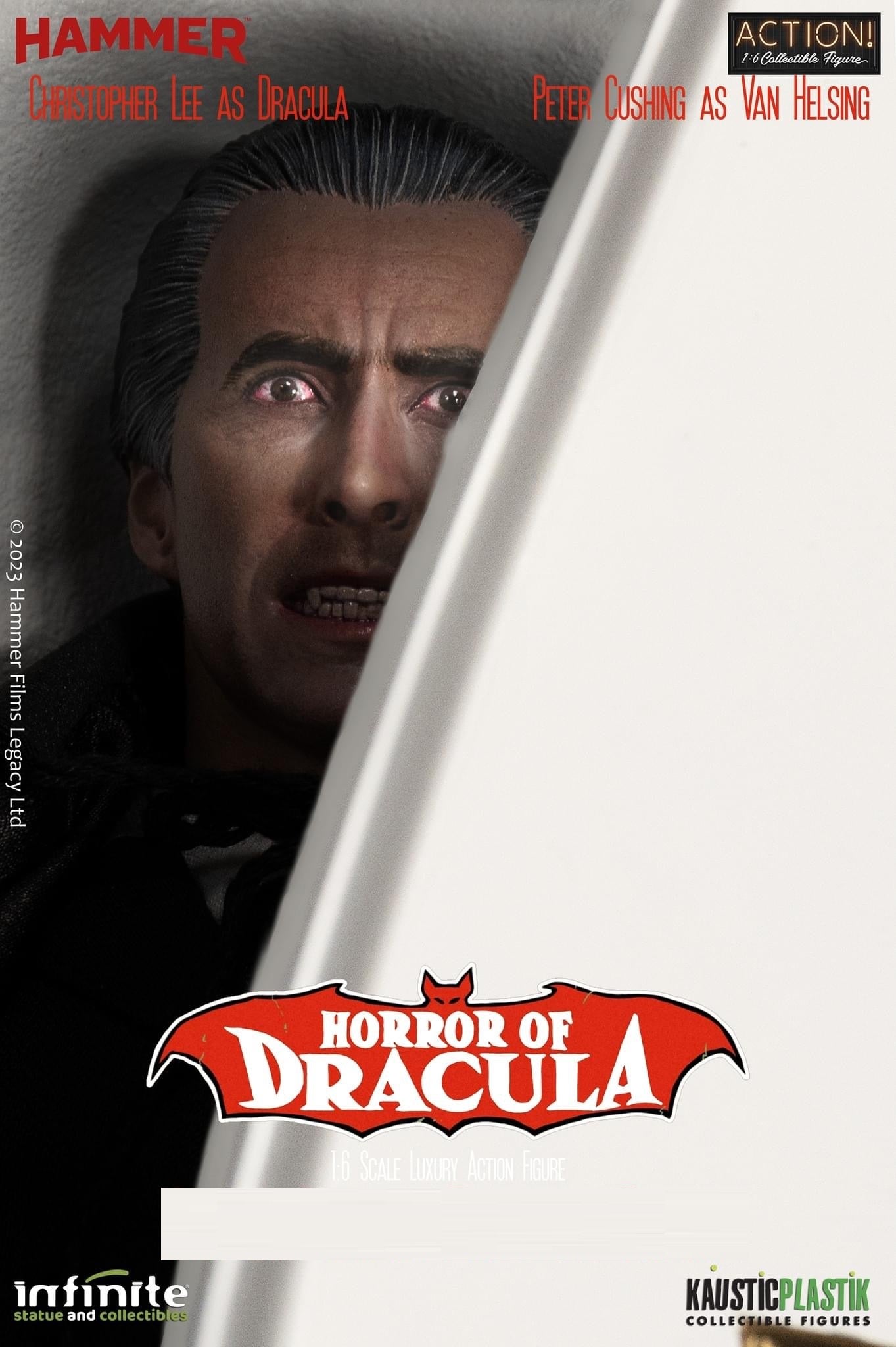 Preventa Diorama Ataúd de Drácula - Horror of Dracula marca Kaustic Plastik escala 1/6