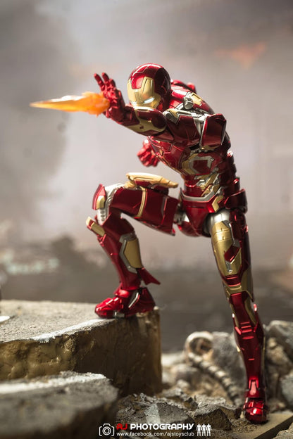 Pedido Figura DLX Iron Man Mark 43 - Avengers Infinity Saga marca Threezero 3Z0247 escala pequeña 1/12