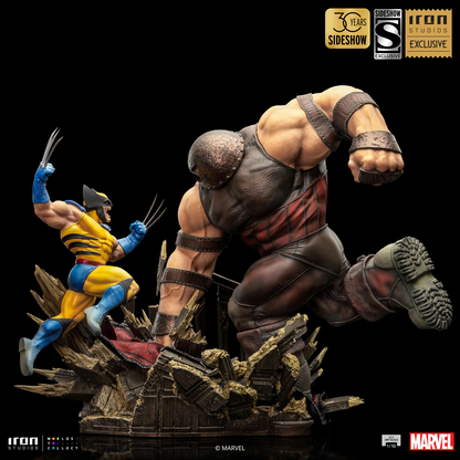 Preventa Estatua Wolverine vs Juggernaut (EXCLUSIVE) (Limited Edition) - X-Men marca Iron Studios escala de arte 1/10