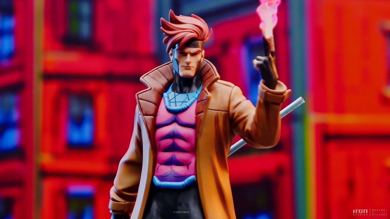 Preventa Estatua Gambit (Limited Edition) - X-Men '97 marca Iron Studios escala de arte 1/10