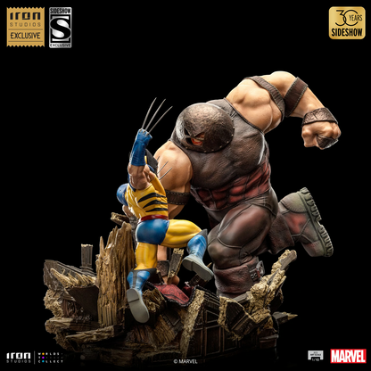 Preventa Estatua Wolverine vs Juggernaut (EXCLUSIVE) (Limited Edition) - X-Men marca Iron Studios escala de arte 1/10