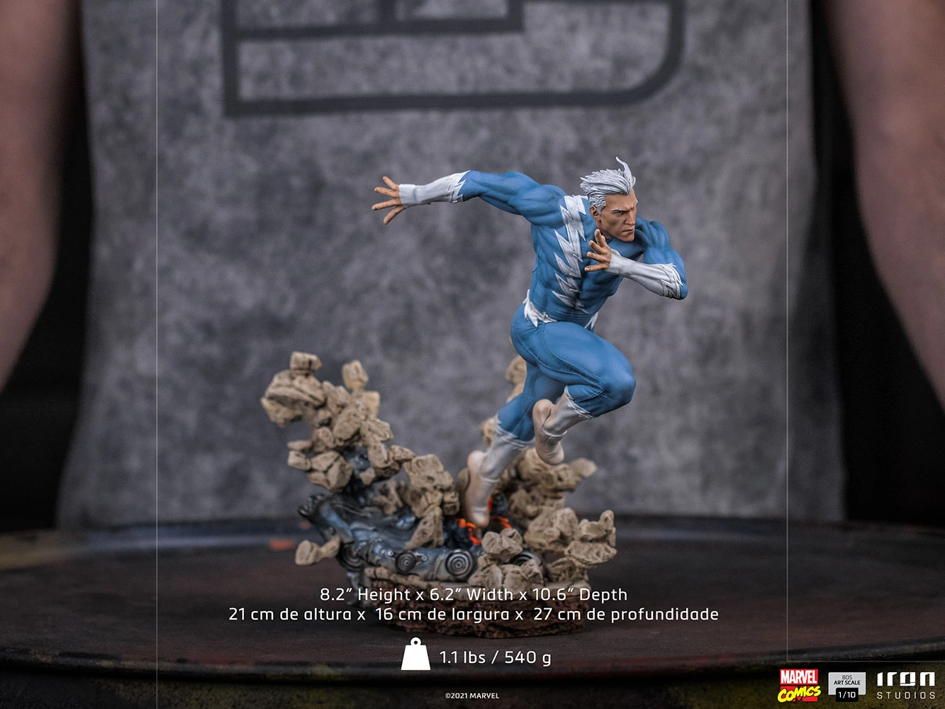 Pedido Estatua Quicksilver - X-Men - Battle Diorama Series (BDS) marca Iron Studios escala de arte 1/10