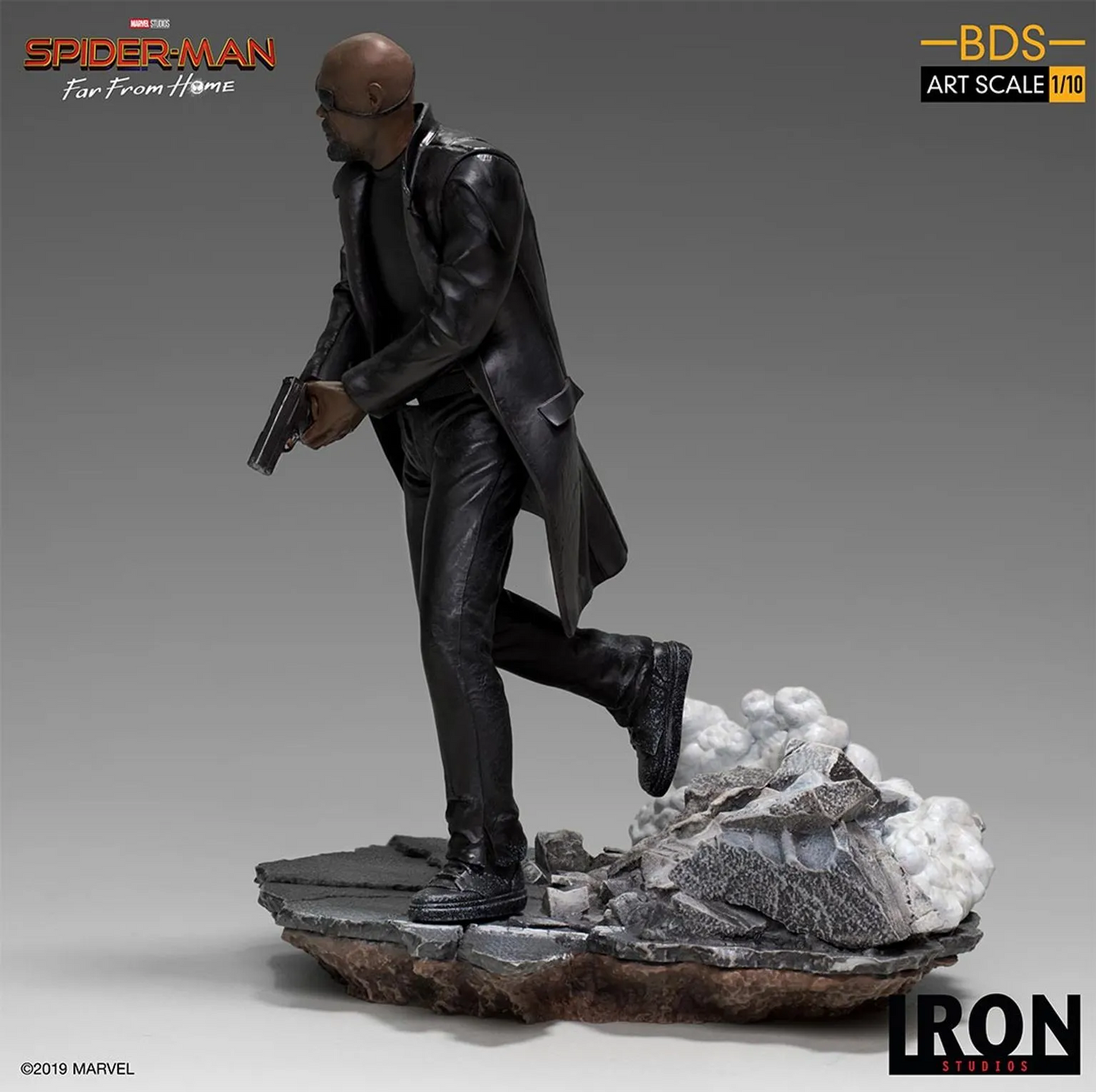 Pedido Estatua Nick Fury - Spider-Man: Far From Home - Battle Diorama Series (BDS) marca Iron Studios escala de arte 1/10