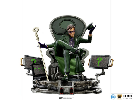 Pedido Estatua The Riddler Deluxe - DC Comics Series #7 marca Iron Studios escala de arte 1/10