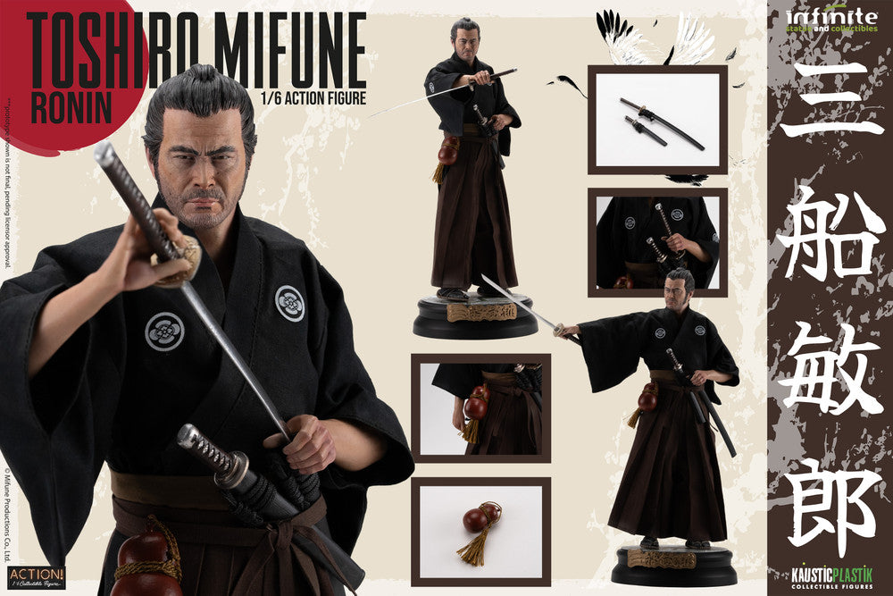 Preventa Figura Toshiro Mifune: A Legendary Tribute -RONIN marca Kaustic Plastik escala 1/6