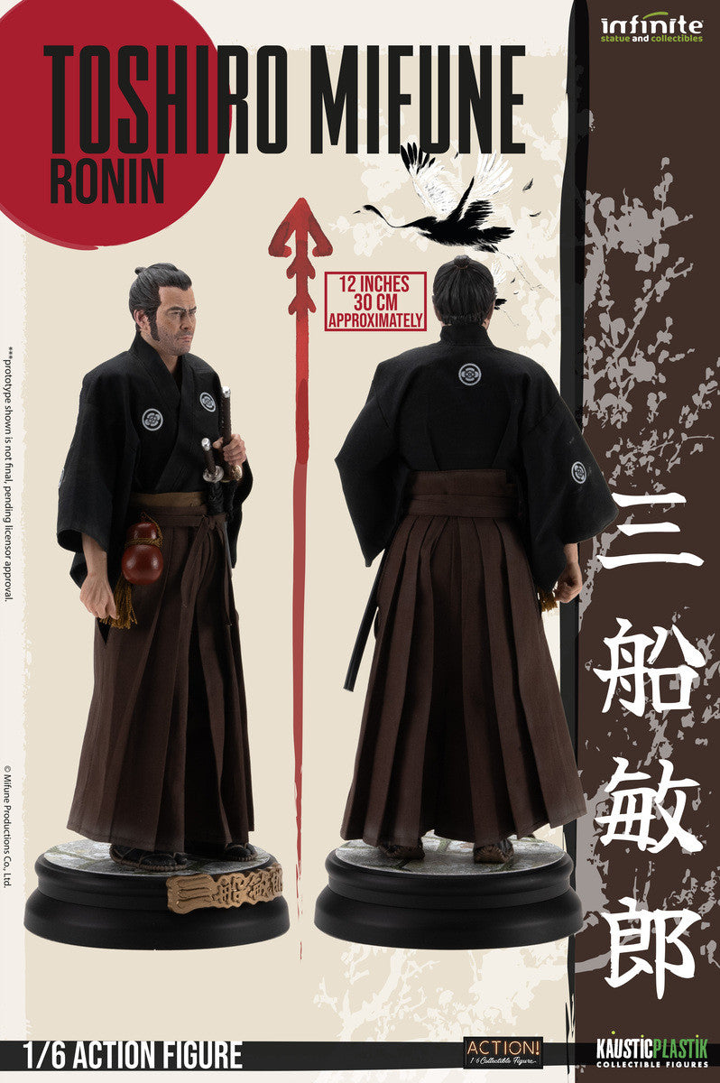 Preventa Figura Toshiro Mifune: A Legendary Tribute -RONIN marca Kaustic Plastik escala 1/6