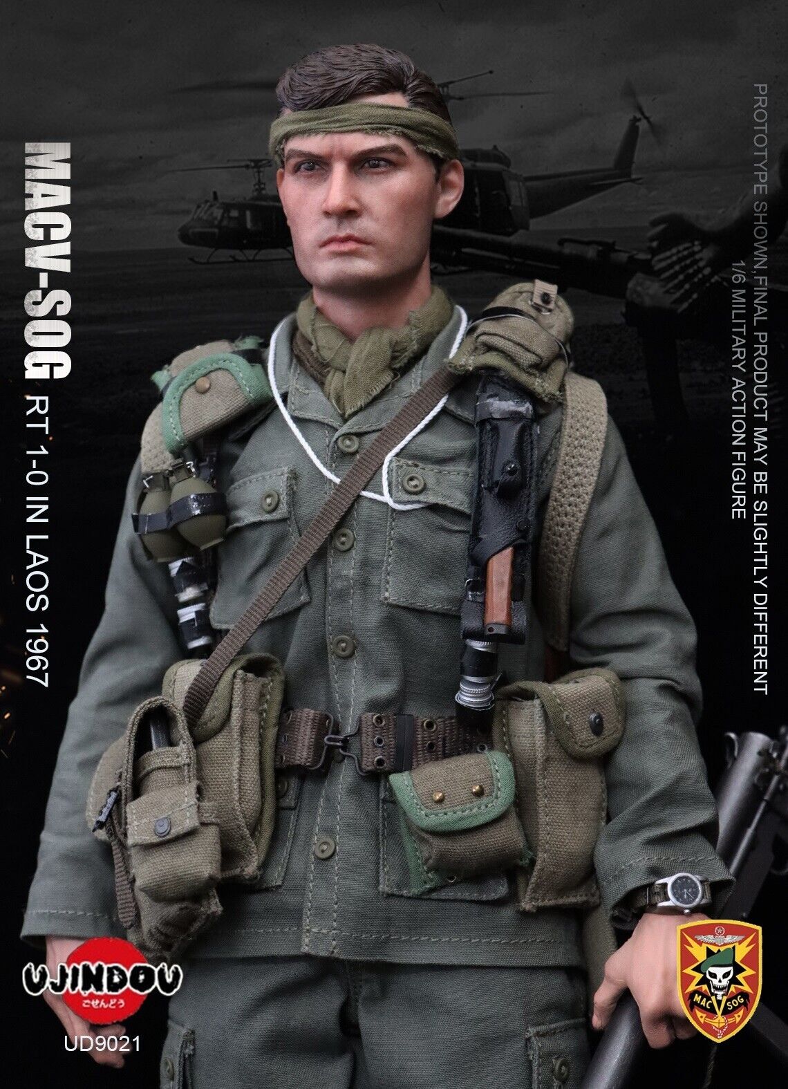 Pedido Figura MACV SOG Recon Team in Laos marca Ujindou UD9021 escala 1/6