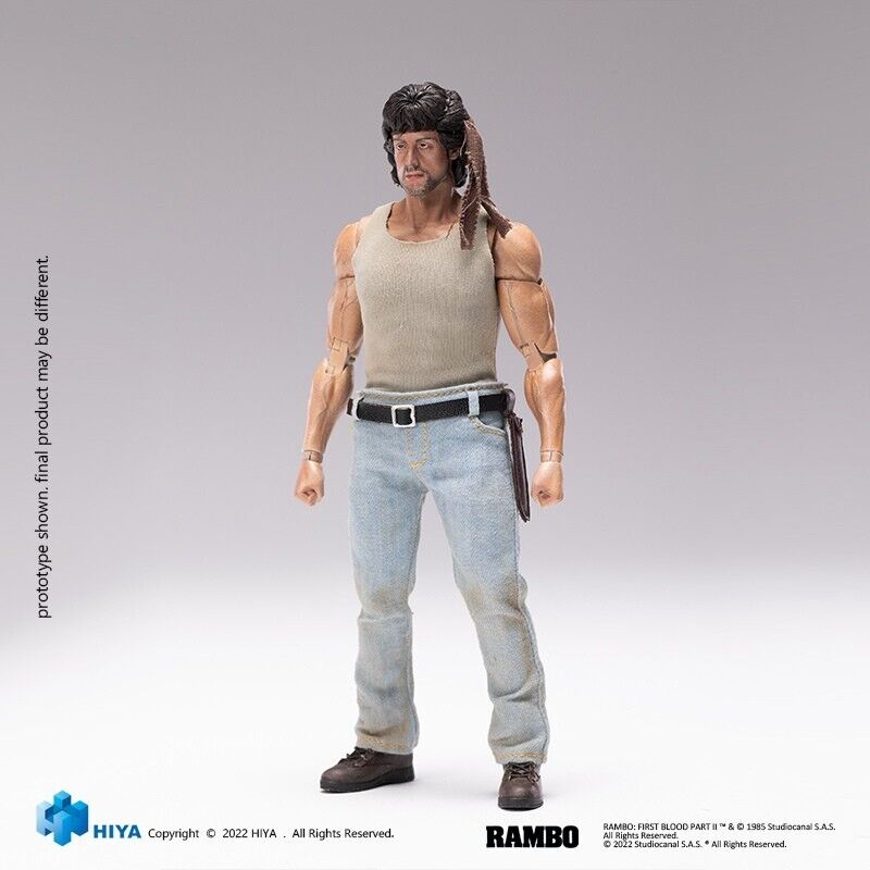 Pedido Figura John Rambo - Rambo: First Blood - Exquisite Super Series marca HIYA ESR0097 escala pequeña 1/12