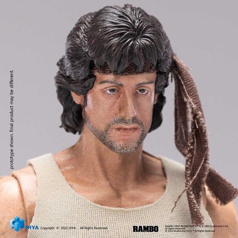 Pedido Figura John Rambo - Rambo: First Blood - Exquisite Super Series marca HIYA ESR0097 escala pequeña 1/12