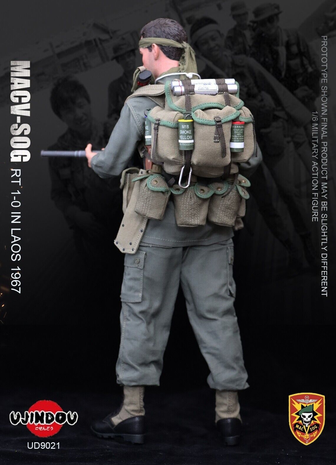 Pedido Figura MACV SOG Recon Team in Laos marca Ujindou UD9021 escala 1/6