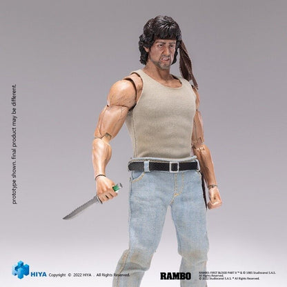 Pedido Figura John Rambo - Rambo: First Blood - Exquisite Super Series marca HIYA ESR0097 escala pequeña 1/12