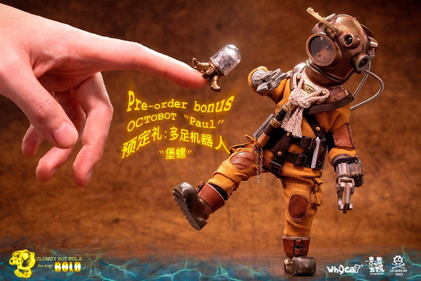 Pedido Figura Underwater Welder - The Diver Bold marca Gearhead Toys GHT003 escala pequeña 1/12