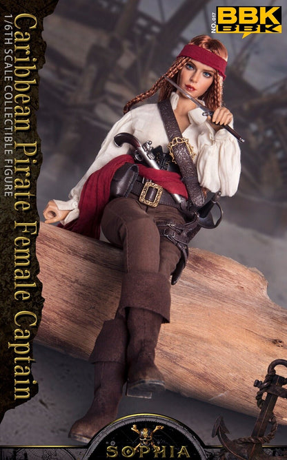 Pedido Figura Caribbean Pirate Female Captain Sophia marca BBK BBK017 escala 1/6