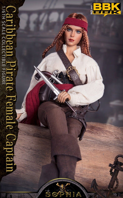 Pedido Figura Caribbean Pirate Female Captain Sophia marca BBK BBK017 escala 1/6