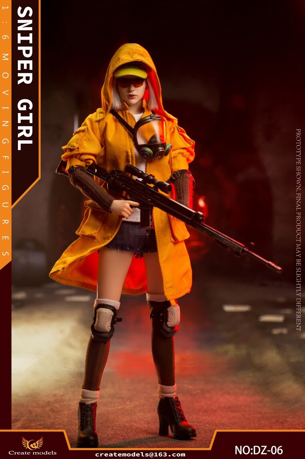 Pedido Figura Sniper Girl Lan marca Create models DZ-06 escala 1/6