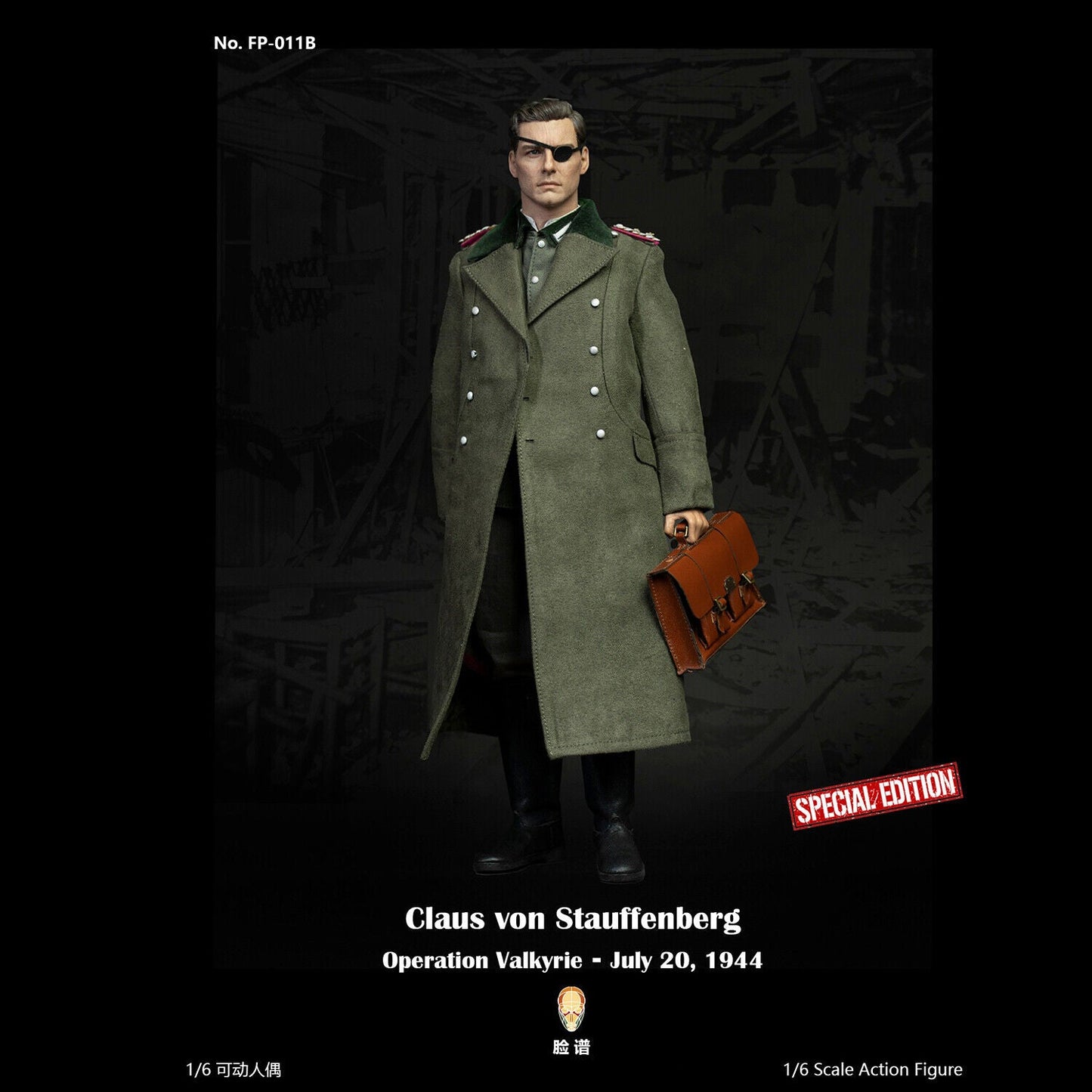 Pedido Figura Claus Von Stauffenberg - Operation Valkyrie (Special Edition) marca Facepool FP011B escala 1/6