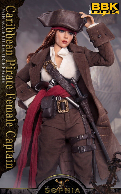 Pedido Figura Caribbean Pirate Female Captain Sophia marca BBK BBK017 escala 1/6