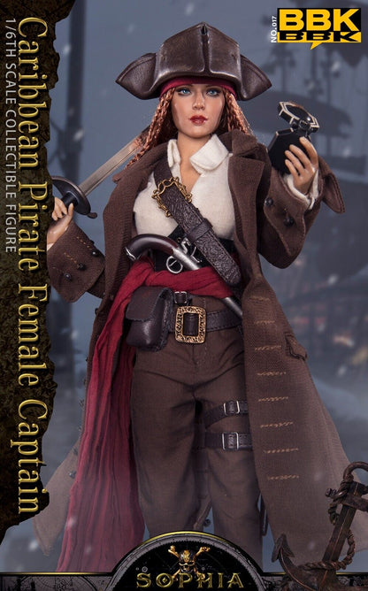 Pedido Figura Caribbean Pirate Female Captain Sophia marca BBK BBK017 escala 1/6