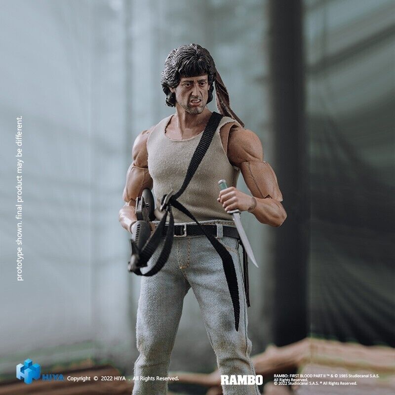 Pedido Figura John Rambo - Rambo: First Blood - Exquisite Super Series marca HIYA ESR0097 escala pequeña 1/12