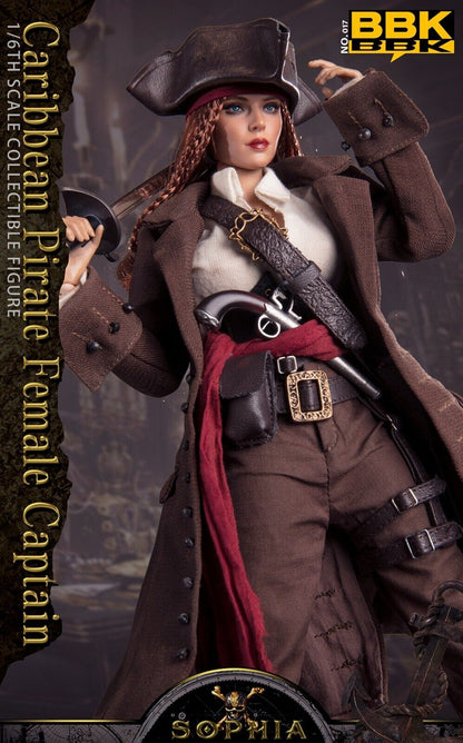 Pedido Figura Caribbean Pirate Female Captain Sophia marca BBK BBK017 escala 1/6