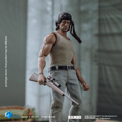 Pedido Figura John Rambo - Rambo: First Blood - Exquisite Super Series marca HIYA ESR0097 escala pequeña 1/12