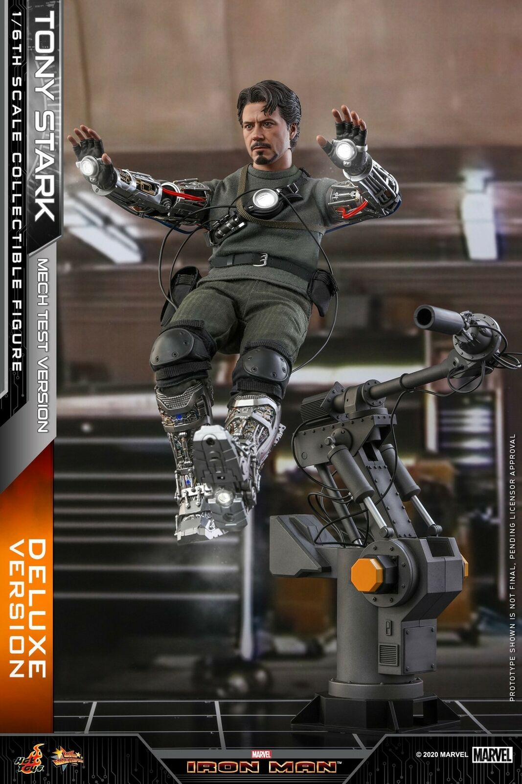 Pedido Figura Tony Stark Mech Test Version (Deluxe version) marca Hot Toys MMS582 escala 1/6