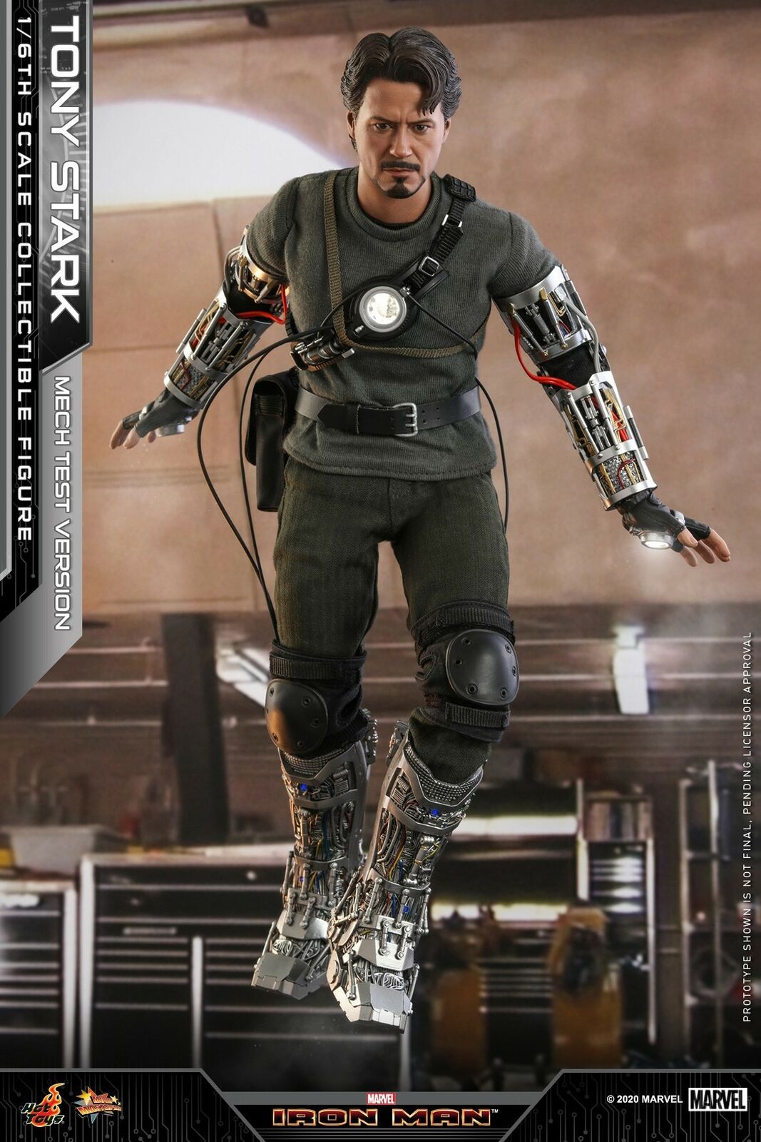 Pedido Figura Tony Stark Mech Test Version (Deluxe version) marca Hot Toys MMS582 escala 1/6