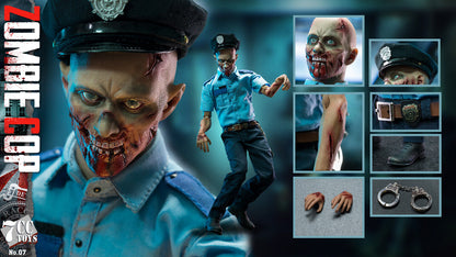 Pedido Figura Zombie Cop marca 7CC Toys NO:07 escala 1/6