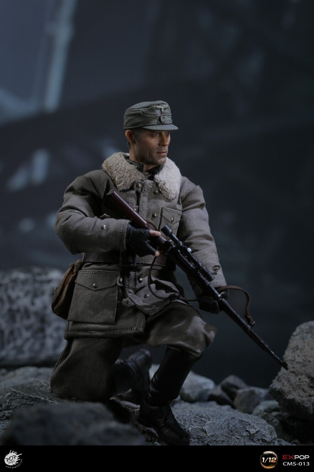 Pedido Figura German Sniper Colonel marca Poptoys CMS013 escala pequeña 1/12